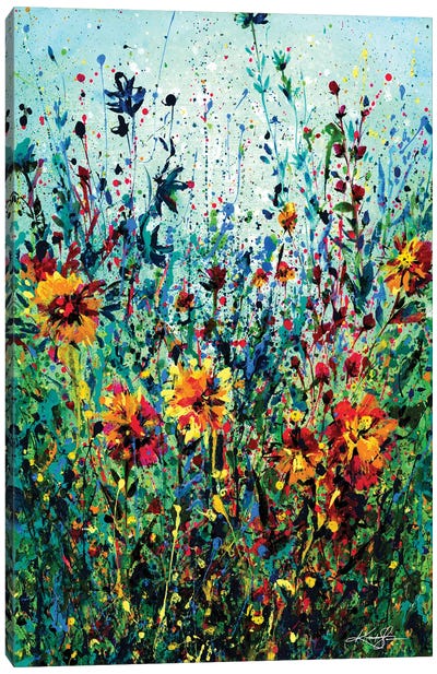 Floral Dream IV Canvas Art Print - Kathy Morton Stanion