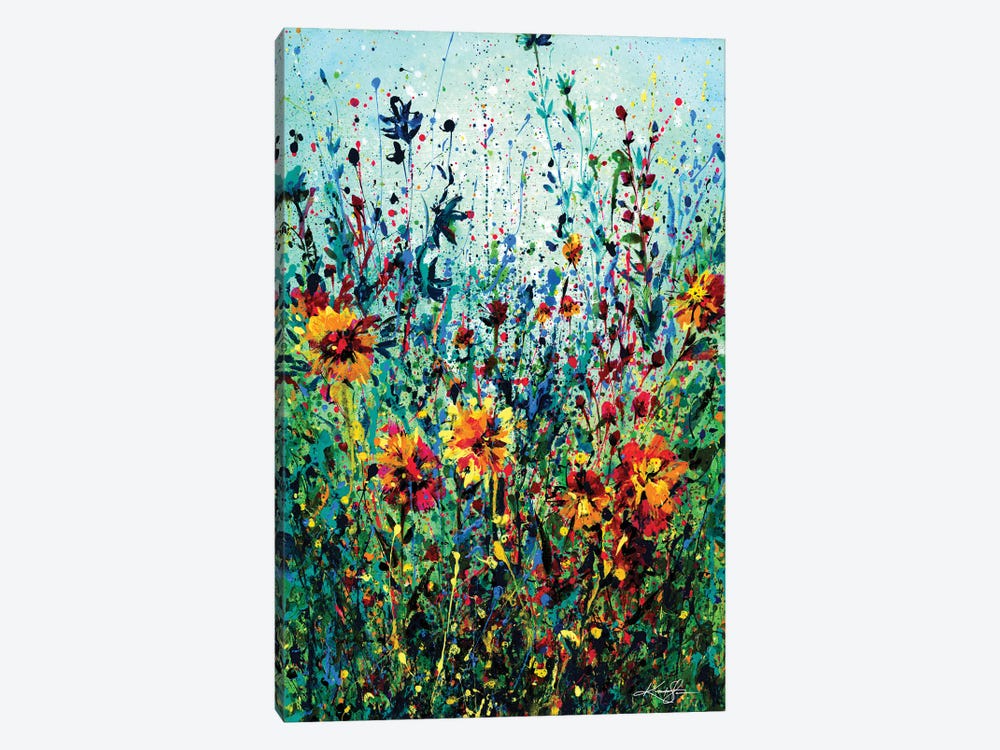 Floral Dream IV by Kathy Morton Stanion 1-piece Canvas Artwork