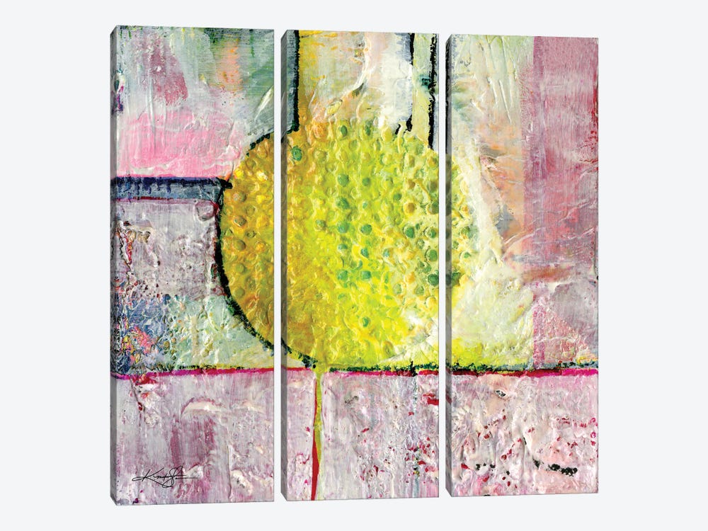 Abstraction I by Kathy Morton Stanion 3-piece Canvas Art Print