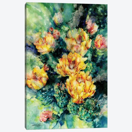 Prickly Pear Canvas Print #KMS150} by Kathy Morton Stanion Canvas Art