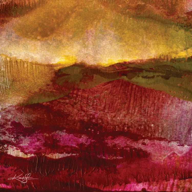 Encaustic Abstract XXV by Kathy Morton Stanion wall art