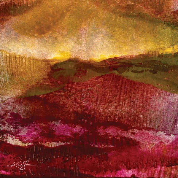 Kathy Morton Stanion: Encaustic Abstract XXV by Kathy Morton Stanion
