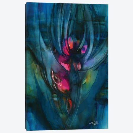 Mystery Bloom Canvas Print #KMS15} by Kathy Morton Stanion Canvas Wall Art