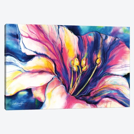 Big Flower Canvas Print #KMS162} by Kathy Morton Stanion Art Print