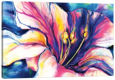 Big Flower Canvas Art Print - Kathy Morton Stanion