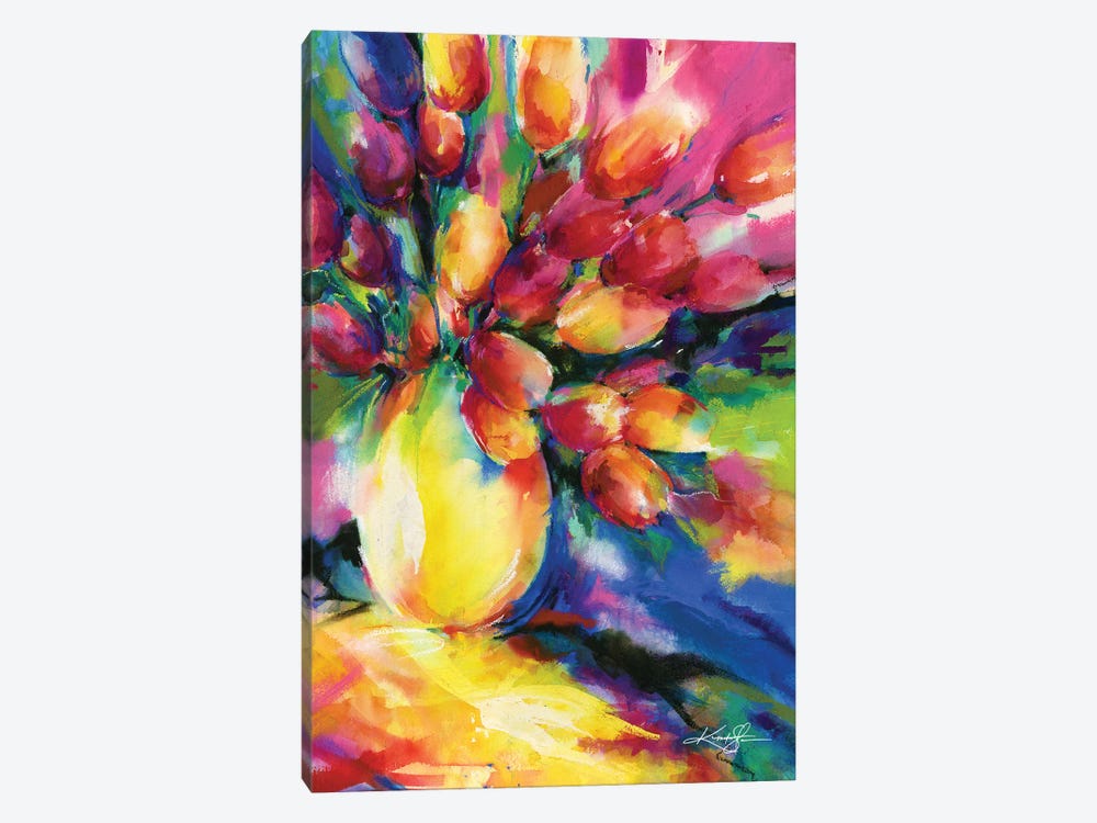 Tulips by Kathy Morton Stanion 1-piece Canvas Print