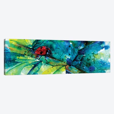 Ladybug I Canvas Print #KMS171} by Kathy Morton Stanion Canvas Wall Art