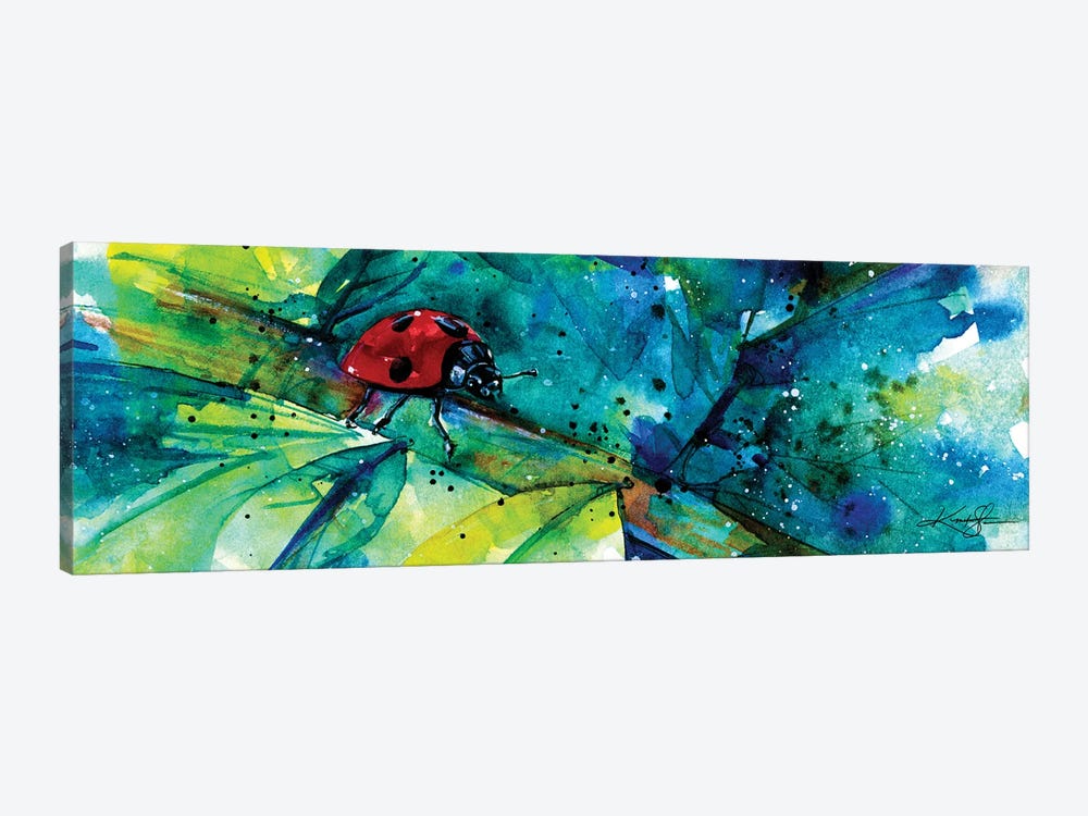 Ladybug I by Kathy Morton Stanion 1-piece Canvas Artwork