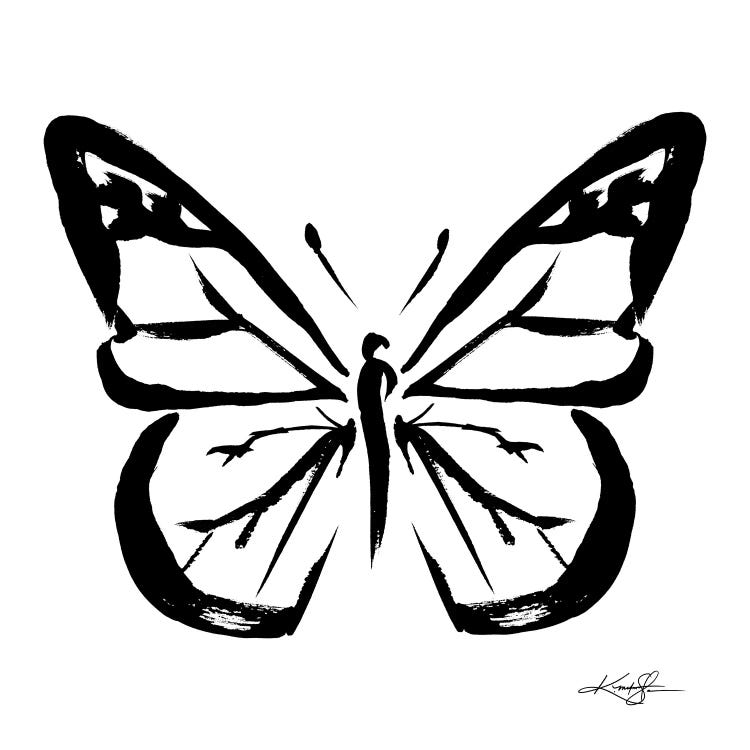 Brushstroke Butterfly XI