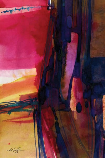 Abstract Watercolors: Mystic Wander III by Kathy Morton Stanion