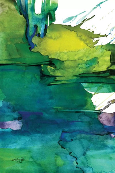 Abstract Watercolors: Ethereal Moments I by Kathy Morton Stanion