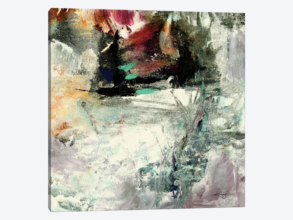 Abstract Musings XVII-III by Kathy Morton Stanion 1-piece Canvas Art Print