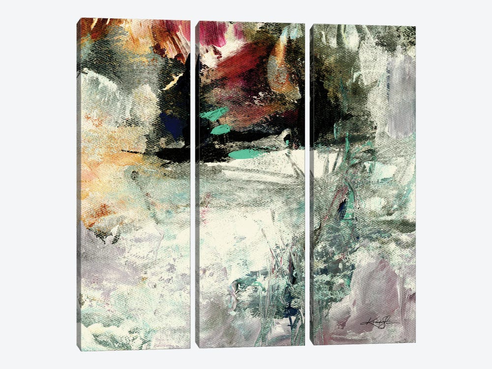 Abstract Musings XVII-III by Kathy Morton Stanion 3-piece Art Print