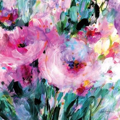 Enchanting Blooms II by Kathy Morton Stanion multi panel art