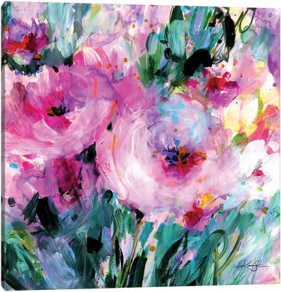 Enchanting Blooms II Canvas Art Print - Kathy Morton Stanion