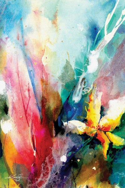 Yellow Flower by Kathy Morton Stanion art print