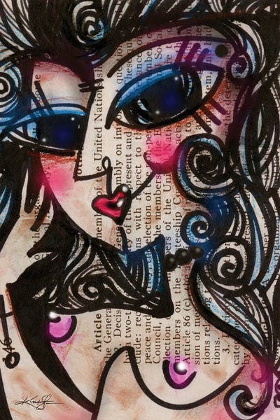 Goddess Doodle XXXII by Kathy Morton Stanion art print