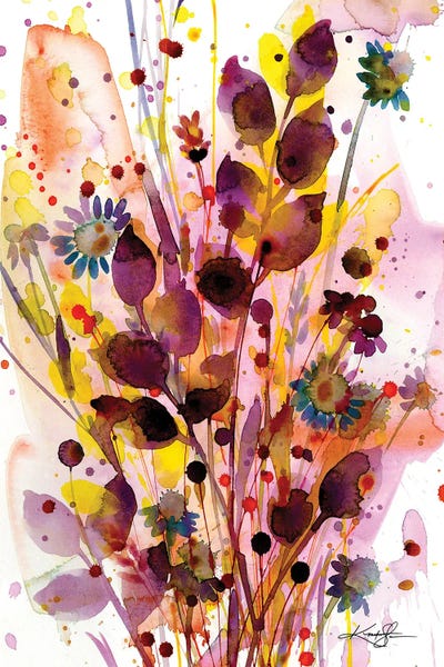 Autumn Joy III by Kathy Morton Stanion multi panel art