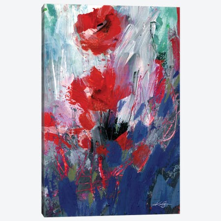 Abstract Floral LXIX Canvas Print #KMS239} by Kathy Morton Stanion Canvas Art Print