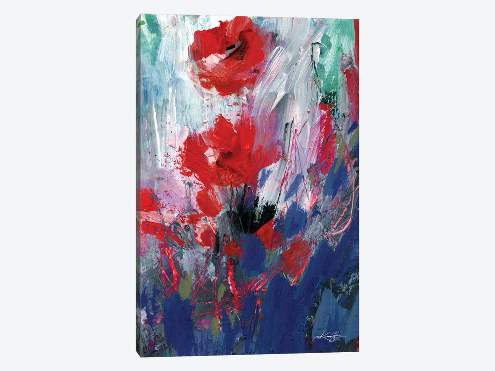 Abstract Floral LXIX by Kathy Morton Stanion 1-piece Canvas Wall Art
