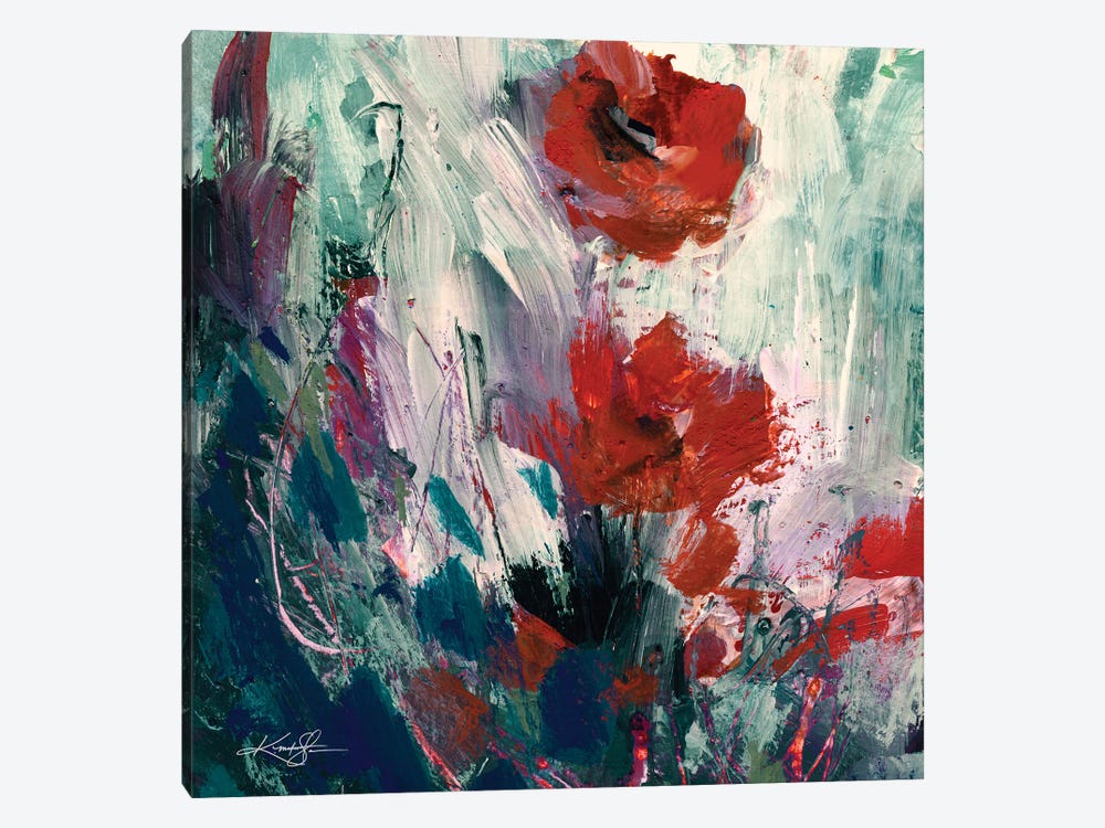 Abstract Floral LXIX-II by Kathy Morton Stanion 1-piece Canvas Wall Art