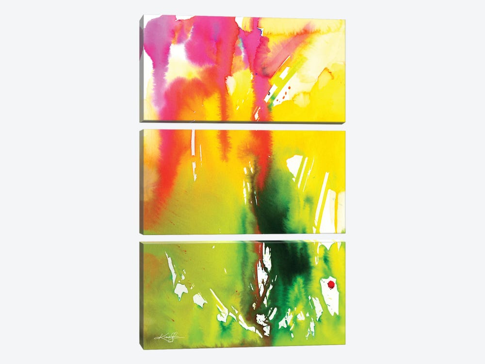 Color Song V by Kathy Morton Stanion 3-piece Canvas Art Print