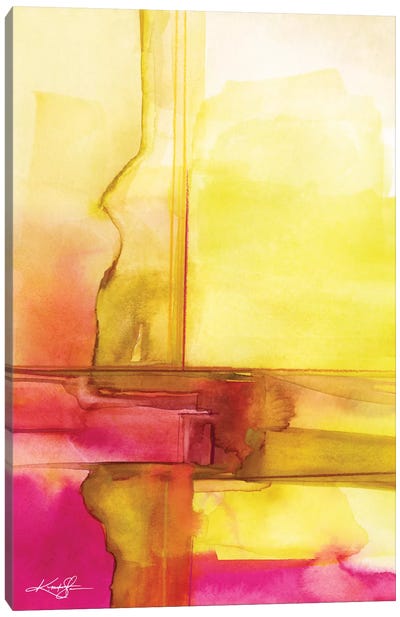 Sacred Balance I Canvas Art Print - Abstract Watercolor Art