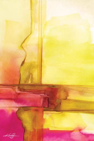 Abstract Watercolors: Sacred Balance I by Kathy Morton Stanion