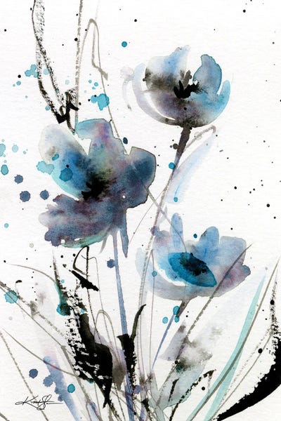 Abstract Bathroom: Petite Impressions III by Kathy Morton Stanion