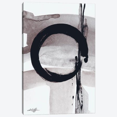Enso Abstraction CIV-III Canvas Print #KMS255} by Kathy Morton Stanion Canvas Artwork