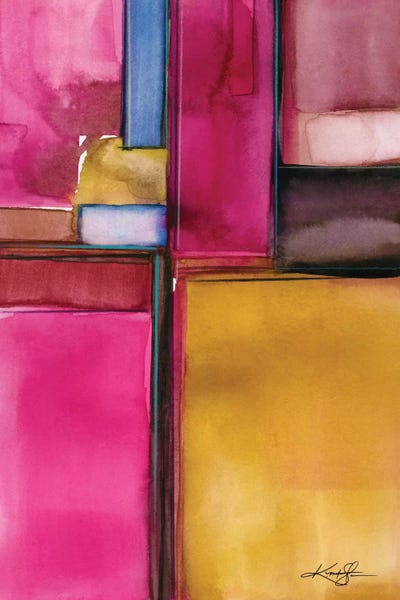 Abstract Watercolors: Sacred Balance III by Kathy Morton Stanion