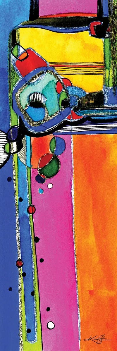 Magical Thinking I by Kathy Morton Stanion multi panel art