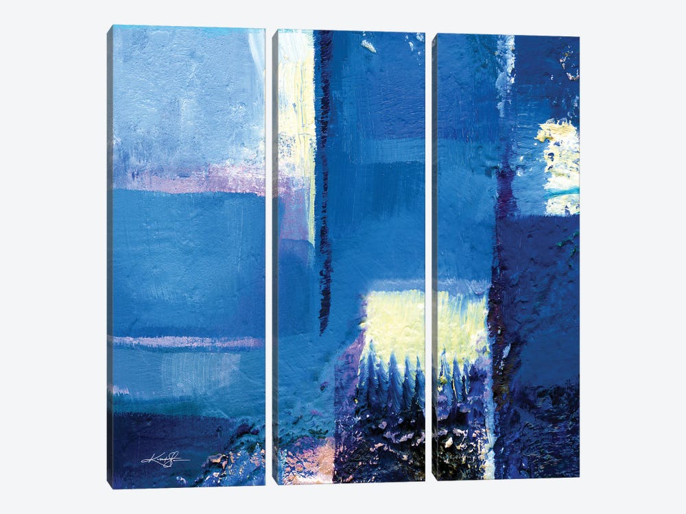 Oil Abstraction DCCC by Kathy Morton Stanion 3-piece Canvas Wall Art