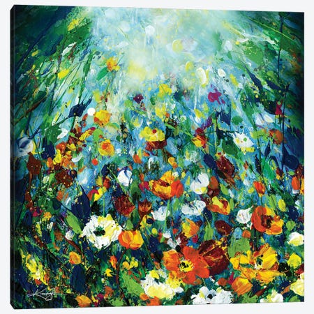 In The Enchanted Garden I Canvas Print #KMS289} by Kathy Morton Stanion Canvas Art
