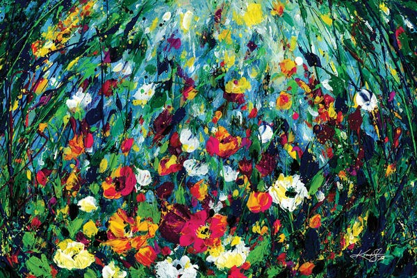 Kathy Morton Stanion: In The Enchanted Garden III by Kathy Morton Stanion