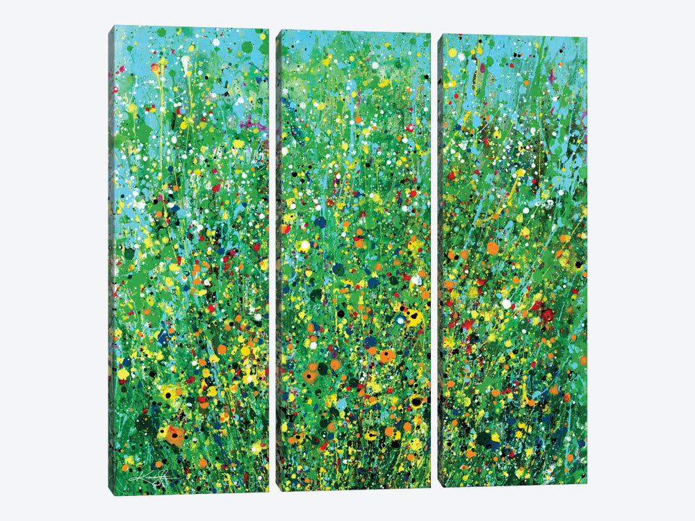 Joy by Kathy Morton Stanion 3-piece Canvas Print