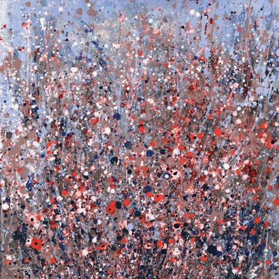 Joy 3 by Kathy Morton Stanion multi panel art