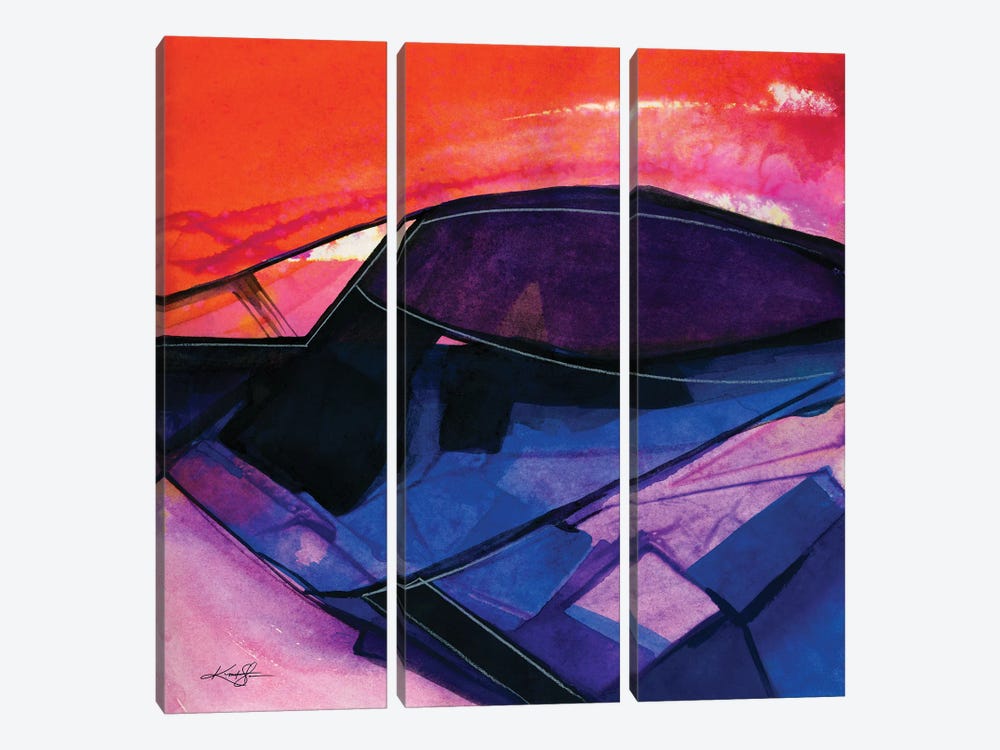 Abstraction 317 by Kathy Morton Stanion 3-piece Canvas Wall Art