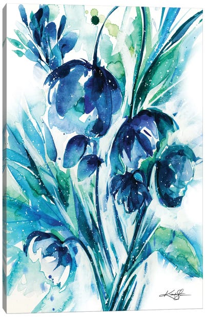 Serene Blooms I Canvas Art Print - Kathy Morton Stanion