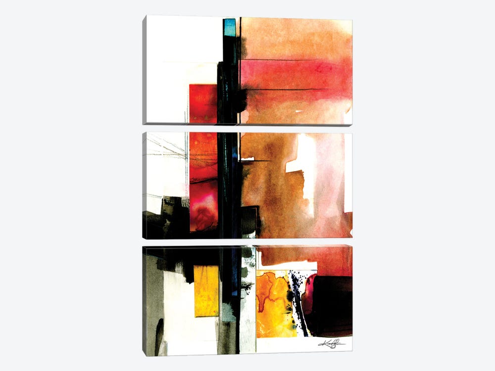 Abstract Stories 5 by Kathy Morton Stanion 3-piece Canvas Art
