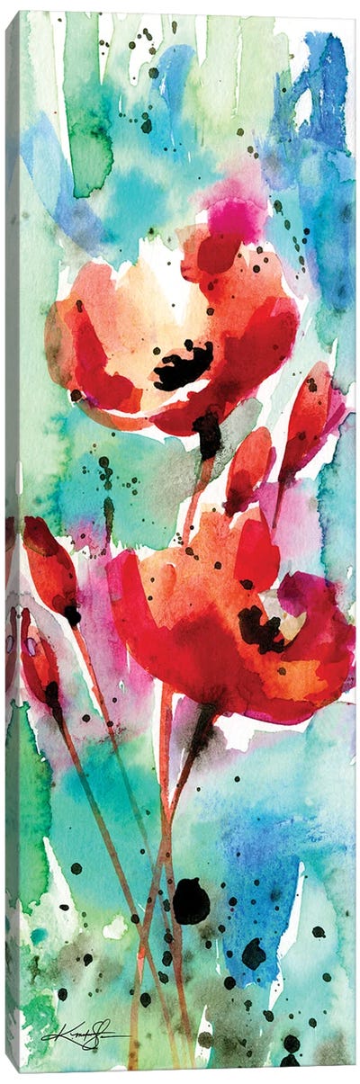 Poppy Love 10 Canvas Art Print - Poppy Art