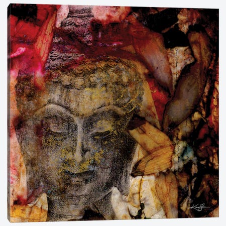 Buddha Love I Canvas Print #KMS350} by Kathy Morton Stanion Canvas Art