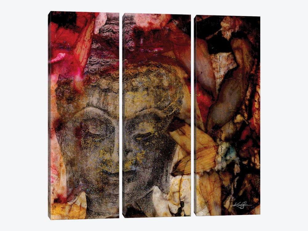 Buddha Love I by Kathy Morton Stanion 3-piece Canvas Artwork