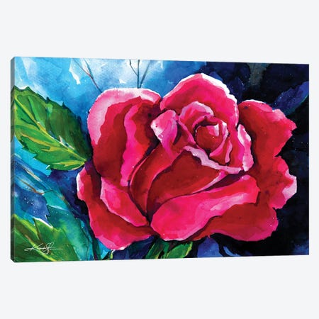 Nancy's Rose Canvas Print #KMS372} by Kathy Morton Stanion Canvas Artwork