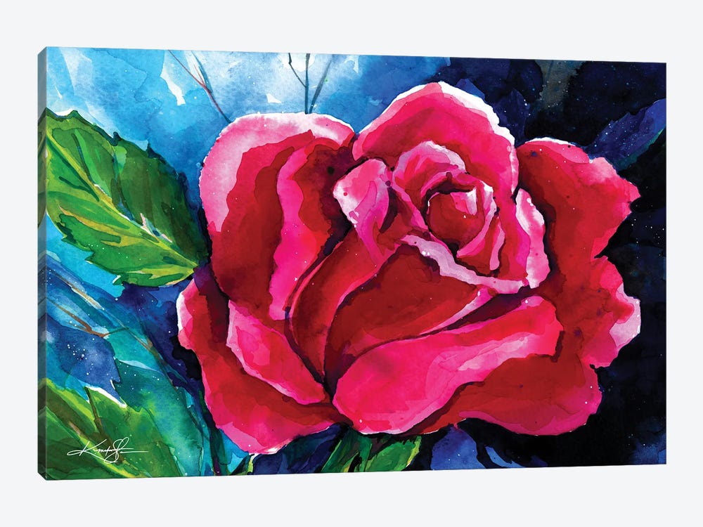 Nancy's Rose by Kathy Morton Stanion 1-piece Canvas Wall Art