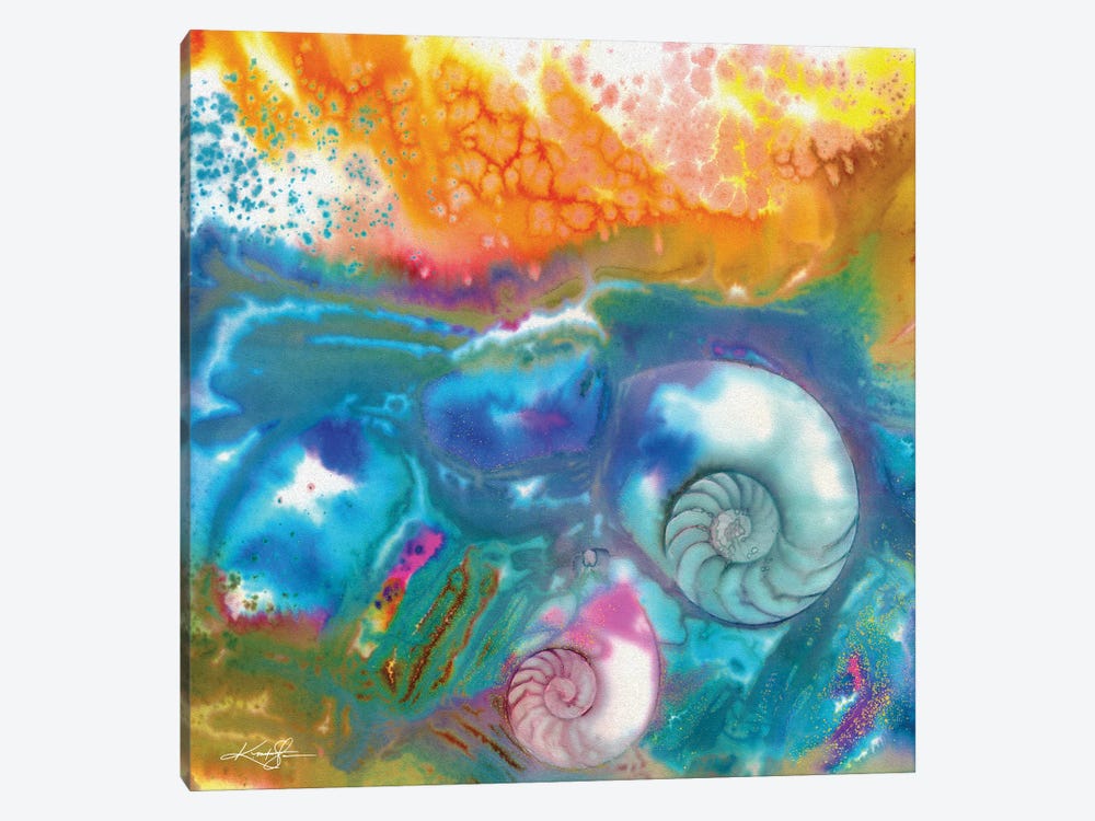 Sea Jewels IV by Kathy Morton Stanion 1-piece Canvas Art Print