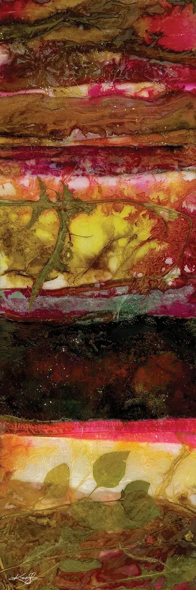 Nature's Abstraction II by Kathy Morton Stanion multi panel art