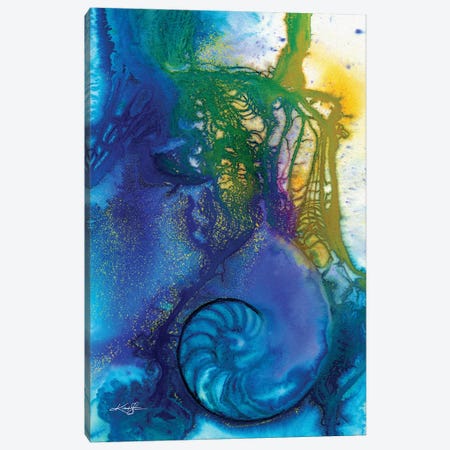 Sea Jewels VI Canvas Print #KMS379} by Kathy Morton Stanion Canvas Artwork