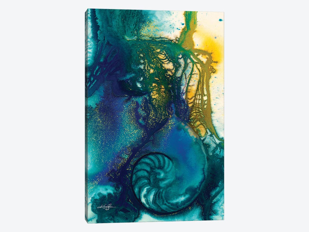 Sea Jewels VI-II by Kathy Morton Stanion 1-piece Canvas Print