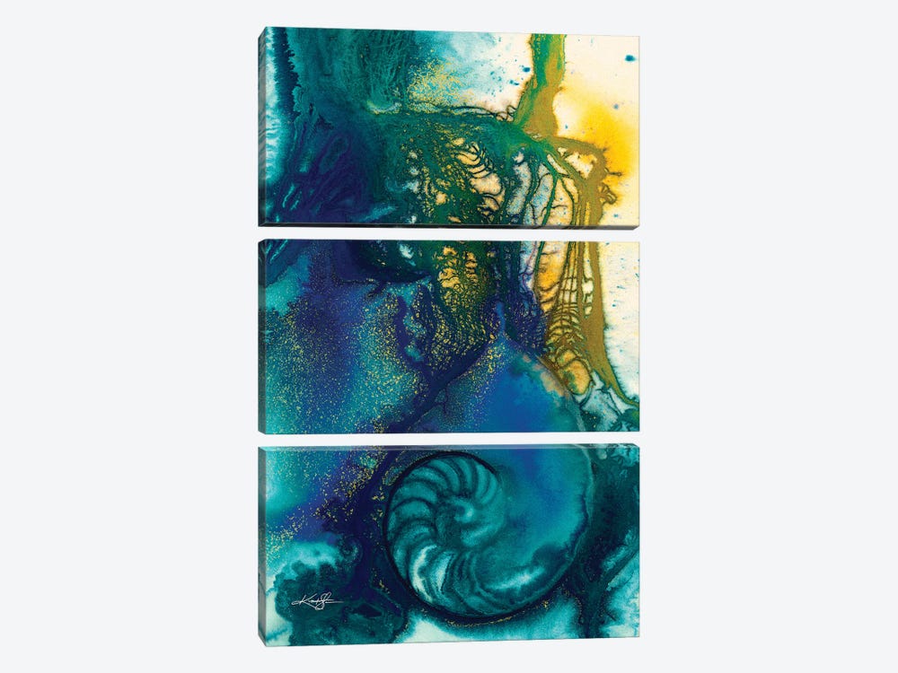Sea Jewels VI-II by Kathy Morton Stanion 3-piece Art Print
